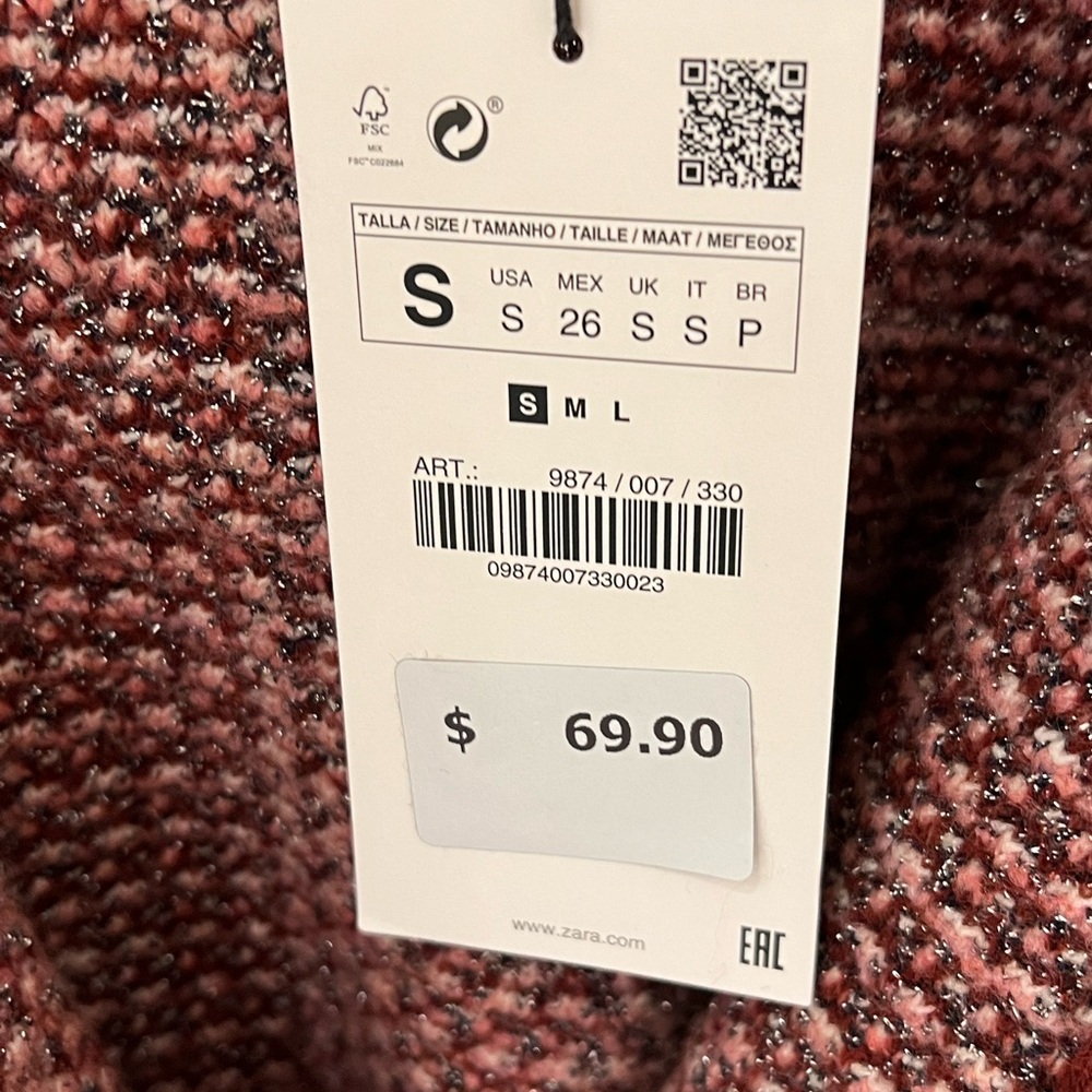 Zara Tweed Coat
